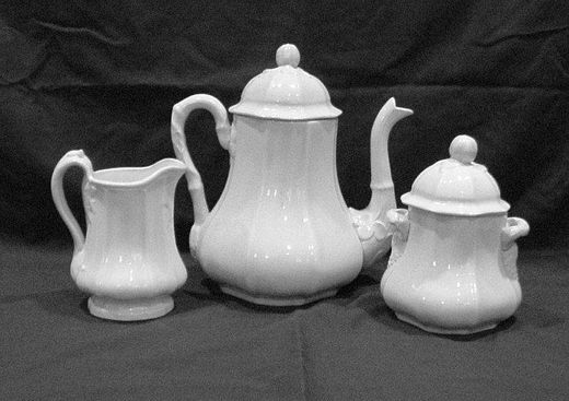 Alternate Panels Shape - tea set