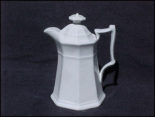 37864. Full Paneled Gothic shape Hot Beverage server 7" tall