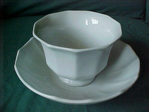 Gothic cup and saucer 