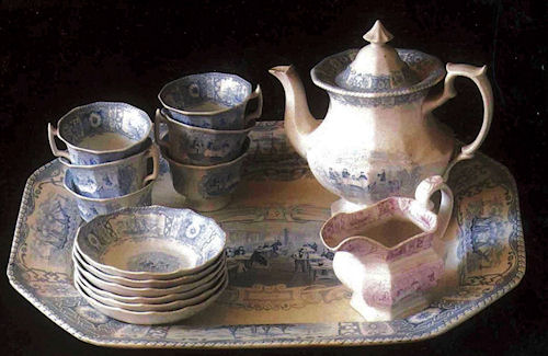 BOSTON MAILS Tea Set J & T Edwards. Photograph:Charles Sachs