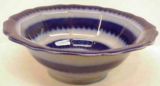 Flow Blue BOWL 13¼ inches James Edwards