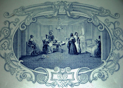 Boston Mails Ladies Cabin DETAIL  James and Thomas Edwards