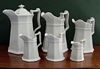 Full Panelled Gothic shape - Early Edwards - 6 pitchers