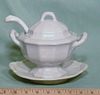 80816. Twin Leaves sauce tureen - Jas Edwards 