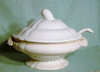 Triple Border Shape Stew Tureen James Edwards  shorter pedestal than soup tureen