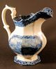 Primary Shape SAXONY BLUE pattern 5" Jug  early James Edwards